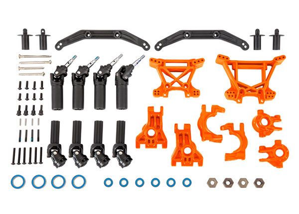 Traxxas Outer Driveline & Suspension Extreme Heavy Duty Upgrade Kit,