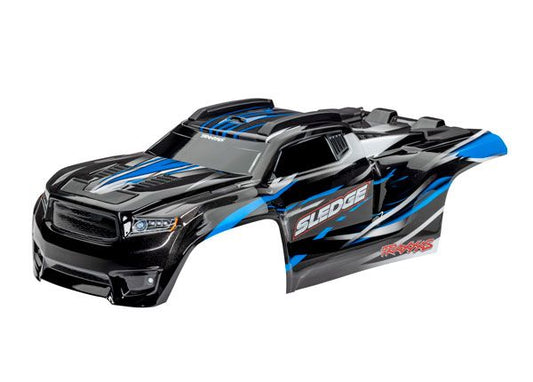 Traxxas Body, Sledge, window, grille, lights decal sheet