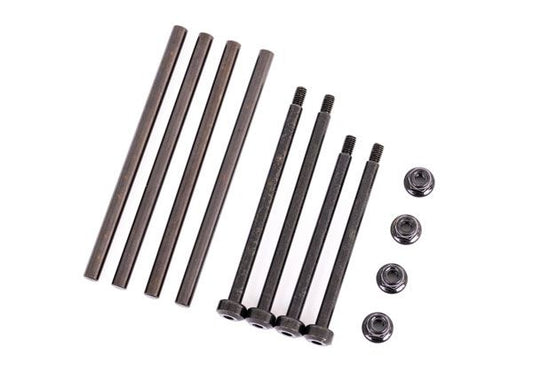 Traxxas Sledge Suspension pin set, front & rear (hardened steel)