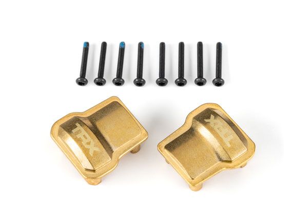 Traxxas TRX-4M Axle Cover, Brass (8 Grams) (2)