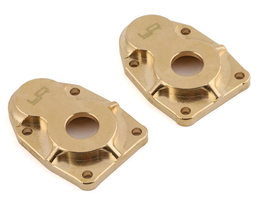 Yeah Racing Axial SCX10 III/Capra Brass Portal Covers (2)