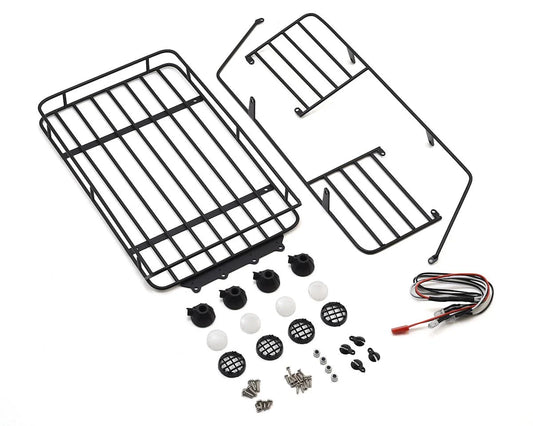 Yeah Racing Metal Roll Cage w/Roof Rack & LED Light (2017 Wrangler CRC Body)